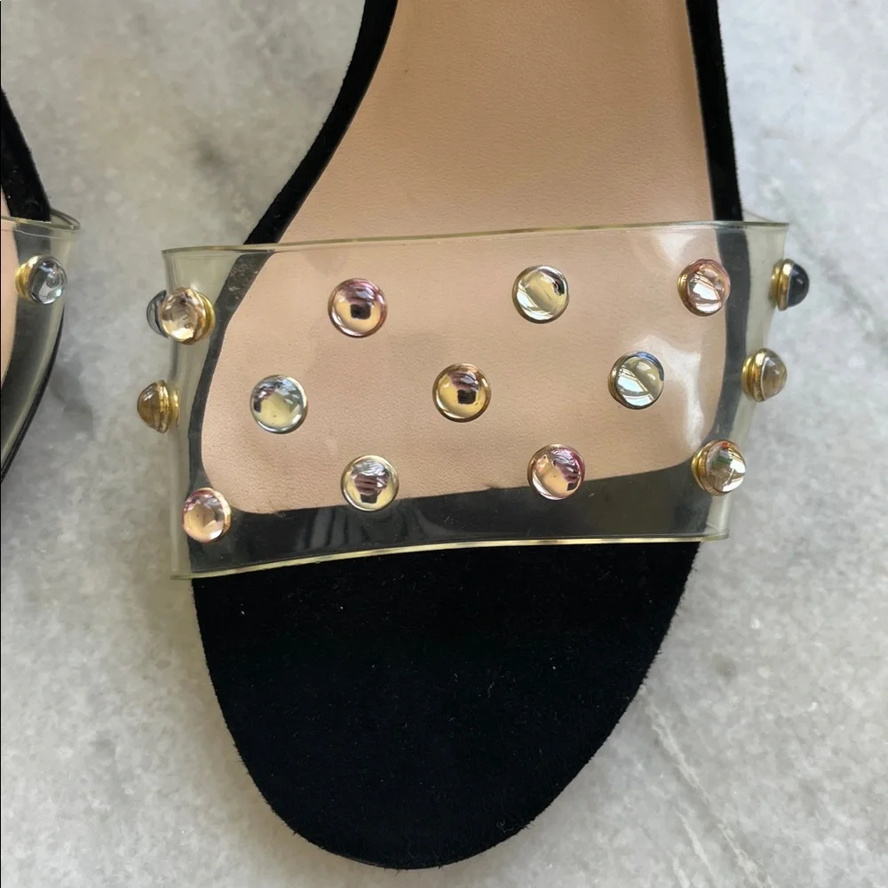 Kate Spade Black Heels with Studded Strap - Picture 4 of 11
